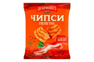 Чипсы пшенично-картофельные пеллетные Бекон До Бочкового м/у 50г