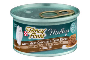 Fancy Feast Medleys Cat Food White Meat Chicken & Tuna Recipe
