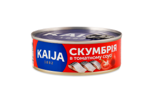 Скумбрия в томатном соусе Kaija ж/б 240г