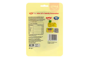 Цукерки Amos Ананас 4D желейні
