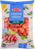 Креветки нерозібрані глазуровані 70/90 Північні Vici з/г в/м м/у 1кг