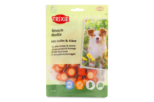 Ласощі д/собак Преміо Чікен Чіз Рол з куркою та сиром 100г Тріксі