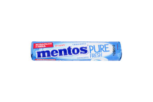 Резинка жевательная со вкусом свежей мяты с подсластителями Pure fresh Mentos м/у 15.75г