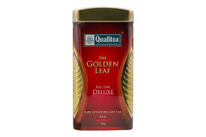 Чай черный байховый крупнолистовой Deluxe Qualitea букет ж/б 100г