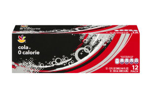 Ahold Cola 0 Calorie Soda - 12 CT