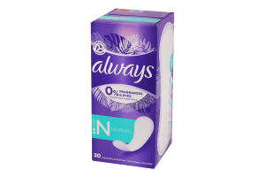 Прокладки щод Always 0% віддушок-барвників Normal