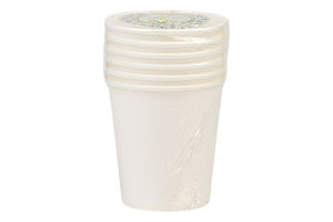 Стакан паперовий білий 100мл 6шт Уніпак