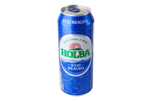 Пиво світле б/а Holba Nealko0,5%0,5л з/б
