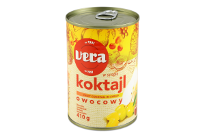 Коктейль фруктовый в сиропе Vera ж/б 410г