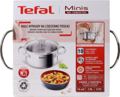Каструля з кришкою 1.5л d16см №2100137364 Minis Tefal 1шт