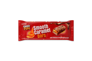 Набір батончиків Choco Fun Smooth Caramel мол шок