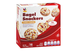 Ahold Bagel Snackers Three Cheese - 18 CT