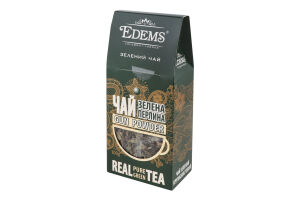 Чай зелений крупнолистовий Зелена перлина Еdems к/у 100г