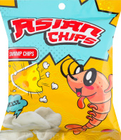 Чипси креветкові з смаком сиру 30г Asian Chips