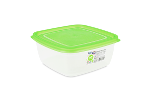 Контейнер универсальный 0.9л 154x154x64мм Квадратный №2 Econom Box Ал-Пластик 1шт