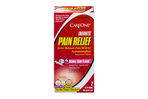 CareOne Infants' Pain Relief Fever Reducer Bubble Gum Flavor