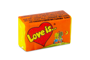 Резинка жевательная со вкусом ананаса и апельсина Love is... м/у 4.2г