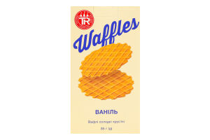 Виріб кондитерський борошняний. Вафлі солодкі без начинки пшеничні "Ваніль"