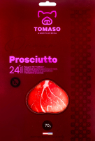 Прошутто нарезка 24мес Tomaso к/у 70г