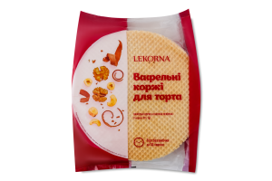 Коржі вафельні для торта Класика Lekorna м/у 90г