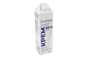 Крем кондитерський 26% ультрапастеризований для збивання ProFood т/п 1кг