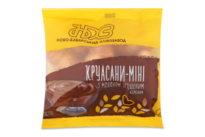 Круасани-міні з молоком згущеним вареним 200г НБХЗ