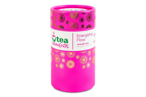 Чай чорний байховий ароматизований з додаванням рослинно-фруктової сировини Енергійний потік Tea Moments тубус 70г