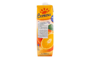Сік апельсиновий 1л т/п Cyprina