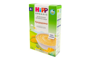 Каша безмолочна для дітей від 4міс Кукурудзяна Organic Hipp к/у 200г