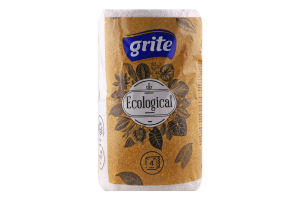 Бумага туалетная 3-х слойная Ecological Grite 4шт