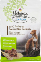 Nature's Promise Dog Food Beef, Barley & Brown Rice