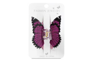 Краб акрил цветной Бабочка ТОВ Южпромгруп 1шт в ассорт