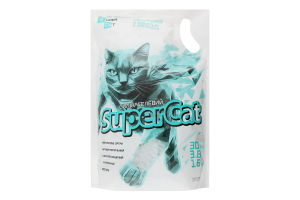 Наповнювач д/котячих туалетів силікагелевий 1,6кг SuperCat