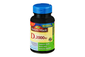 Nature Made D3 2000 IU Liquid Softgels - 250 CT