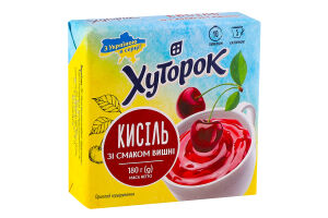 Кисіль зі смаком вишні Хуторок м/у 180г