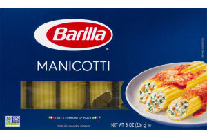 Barilla Pasta Manicotti