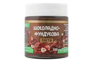 Паста Українська зірка 300 г шоколадно-фундукова