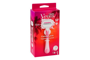Бритва со сменной касетой с запахом сладких ягод Маями Comfortglide Venus Gillette 3шт