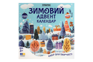 Н-р д/творчості Strateg Зимов АдвентКалендар 31047