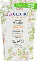 Крем-мило рідке Cleanic Cotton для рук і тіла