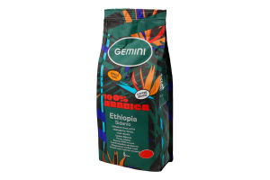 Кофе натуральный жареный в зернах Sidamo Ethiopia Gemini в/с м/у 250г