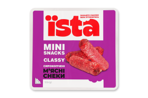 Снеки м'ясні Classy Mini snacks Їsta с/к лоток 0.12кг