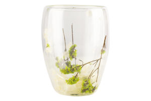 Чашка Біла гортензія 350мл скло