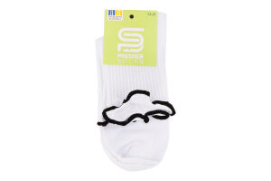Шкарпетки підл Premier socks високі рюш біл р23-25