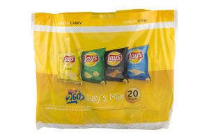 Frito Lay 2 Go Lay's Mix Variety Pack - 20 PK
