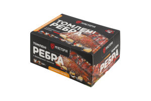 Ребра з фермерської свинини томлені в соусі татакі М'ясторія к/у 500г