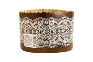 Форма для выпекания для изделий из теста бумажная 130х85мм Кружево ТОВ РКСП 1шт