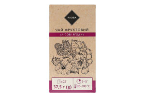 Чай фруктовый Лесные ягоды RIOBA к/у 25х1.5г