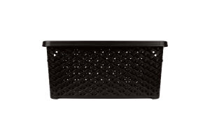 Кошик 10л коричневий з кришкою Diomedea