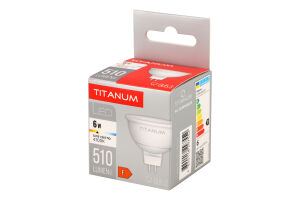ЛАМПА LED TITANUM 6W GU5.3 4100K 220V
